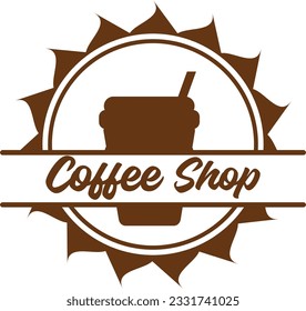 coffee cup icon stamp vector