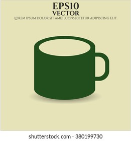 Icono o símbolo de la copa de café