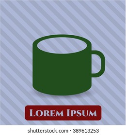 Icono o símbolo de la copa de café