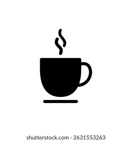 coffee cup icon symbol for apps and websites. cup a coffee sign and symbol