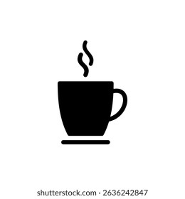 coffee cup icon symbol for apps and websites. cup a coffee sign and symbol