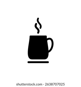 coffee cup icon symbol for apps and websites. cup a coffee sign and symbol