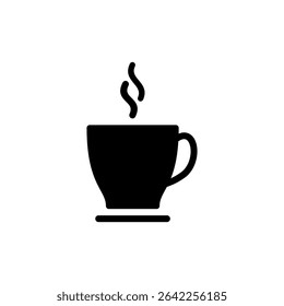 símbolo de ícone de xícara de café para aplicativos e sites. xícara um sinal de café e símbolo