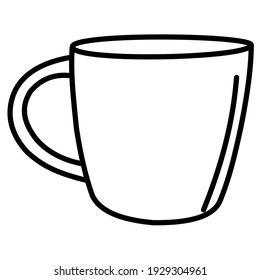 Coffee cup icon symbol illustrator white background