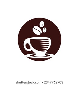 Coffee Cup icon And Symbol Vector Template Illustration