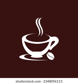 Coffee Cup icon And Symbol Vector Template Illustration