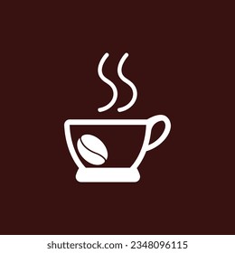 Coffee Cup icon And Symbol Vector Template Illustration