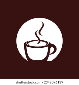 Coffee Cup icon And Symbol Vector Template Illustration