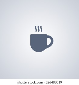 Coffee cup icon, tea icon