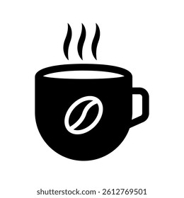 coffee cup icon. Coffee and tea cup collection. Hot drink icon.