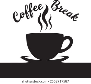 Coffee cup icon, tea cup logo, symbols vector