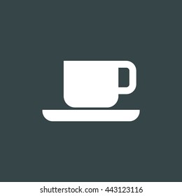 Coffee cup icon. Cup of tea symbol. Flat design, vector
