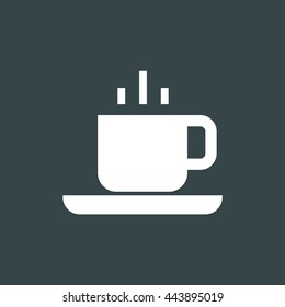Coffee cup icon. Cup of tea symbol. Flat design, vector