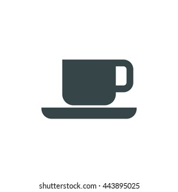 Coffee cup icon. Cup of tea symbol. Flat design, vector