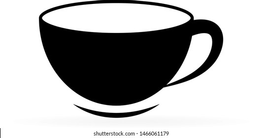 Coffee cup icon. Template. Cup of coffee. Hot drink sign. Beverage symbol. Design elements. Vector illustration.