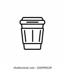 Coffee cup icon template. Stock vector illustration.