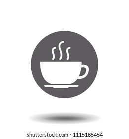 coffee cup icon vector