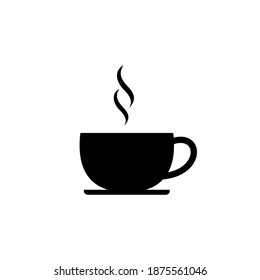 coffee cup icon vector. 