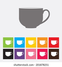 Coffee cup icon - Vector