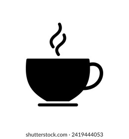 coffee cup icon vector. cup a coffee icon vector.