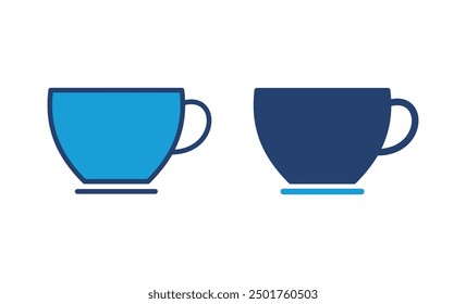 coffee cup icon vector. cup a coffee icon vector.