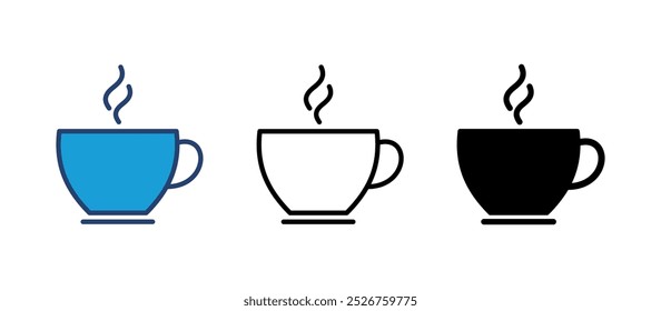 coffee cup icon vector. cup a coffee icon vector.