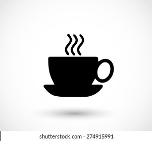 Coffee cup icon vector