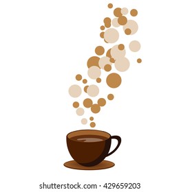 Coffee cup icon, vector.