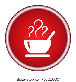 Coffee cup icon, vector.