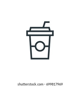 coffee cup icon vector
