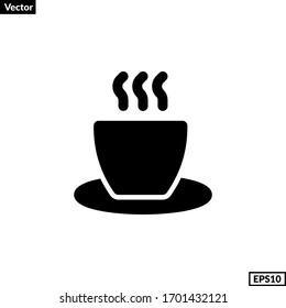 coffee cup icon vector for any purposes