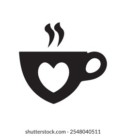 Coffee cup icon vector art design