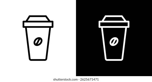 Icono de taza de café colección de Vector. Ilustración de signo de Vector
