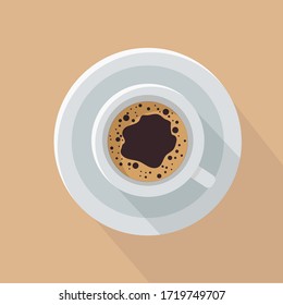 Kaffeetassen-Icon, Vektordesign 