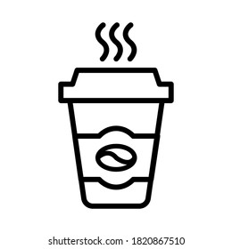 Coffee cup icon vector design template