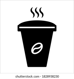 Coffee cup icon vector design template