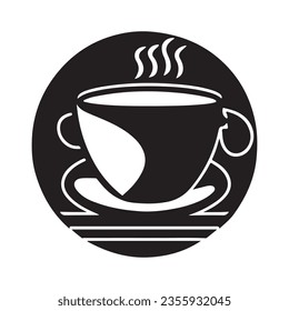 Icono de la copa de café Icono Ilustración del diseño del vector