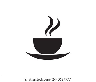 Coffee cup icon vector design template. vector illustration