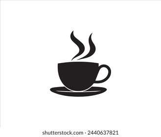 Coffee cup icon vector design template. vector illustration