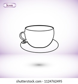 Coffee cup icon vector, Vector EPS 10 illustration style