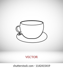 Coffee cup icon vector, Vector EPS 10 illustration style