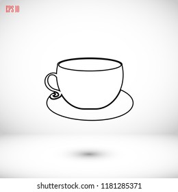 Coffee cup icon vector, Vector EPS 10 illustration style