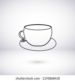 Coffee cup icon vector, Vector EPS 10 illustration style
