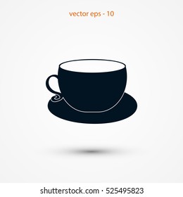 Coffee cup icon vector, Vector EPS 10 illustration style
