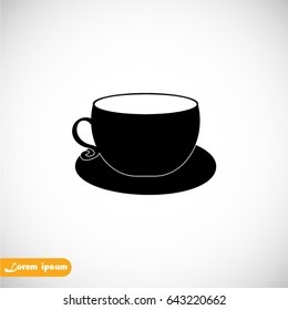 Coffee cup icon vector, Vector EPS 10 illustration style