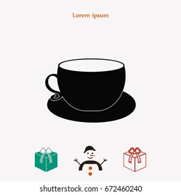 Coffee cup icon vector, Vector EPS 10 illustration style