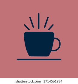 Coffee cup icon vector eps10
 