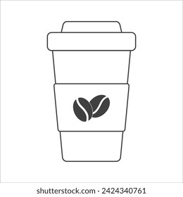 Coffee cup icon. Vector. Esp