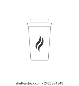 Coffee cup icon. Vector. Esp