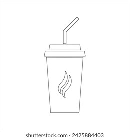 Coffee cup icon. Vector. Esp